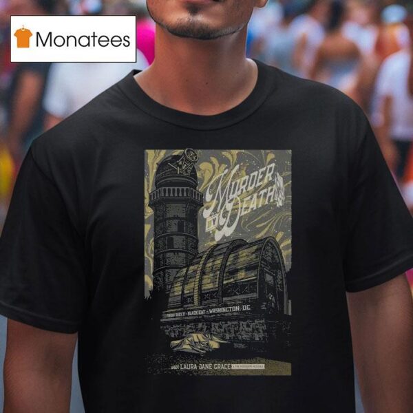 Murder By Death Black Cat July Washington D C T Shirt