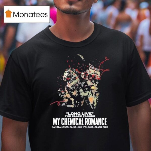 My Chemical Romance July Oracle Park San Francisco Ca T Shirt