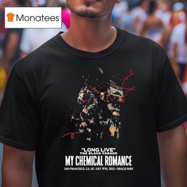 My Chemical Romance San Francisco Ca Us July Th Oracle Park Long Live North American Stadium Tour T Shirt