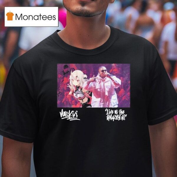 Nakiri Ayame X Nas Live At The Garden Waifu T Shirt