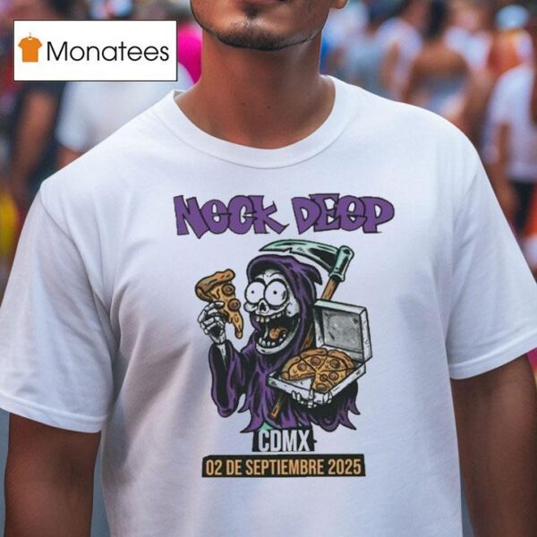 Neck Deep Cdmx Sept Auditorio Bb Mexico T Shirt