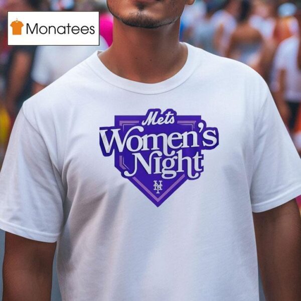 New York Mets Women S Night Logo T Shirt