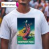 Newport Folk Festival Fort Adams State Park July Newport Ri Bird Hand Guitar T Shirt