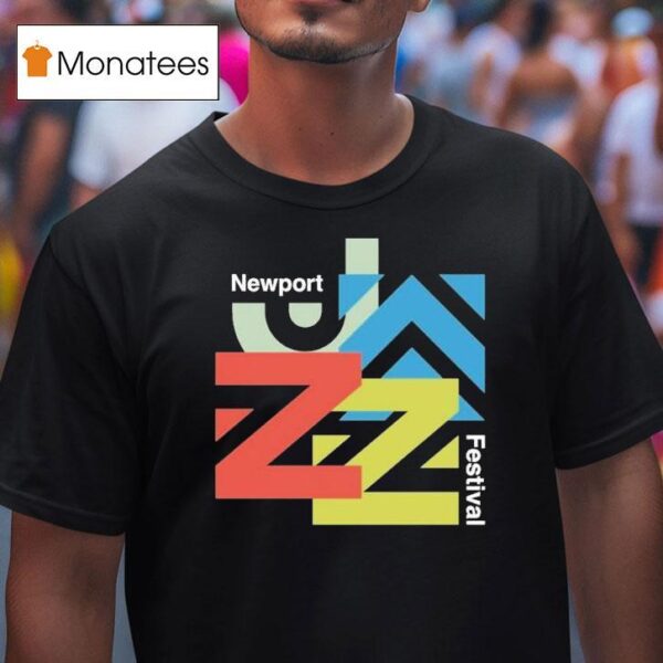 Newport Jazz Festival Letterforms T Shirt