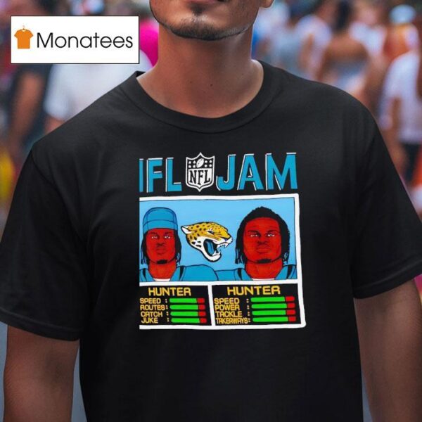 Nfl Jam Jaguars Travis Hunter Jacksonville Jaguars T Shirt