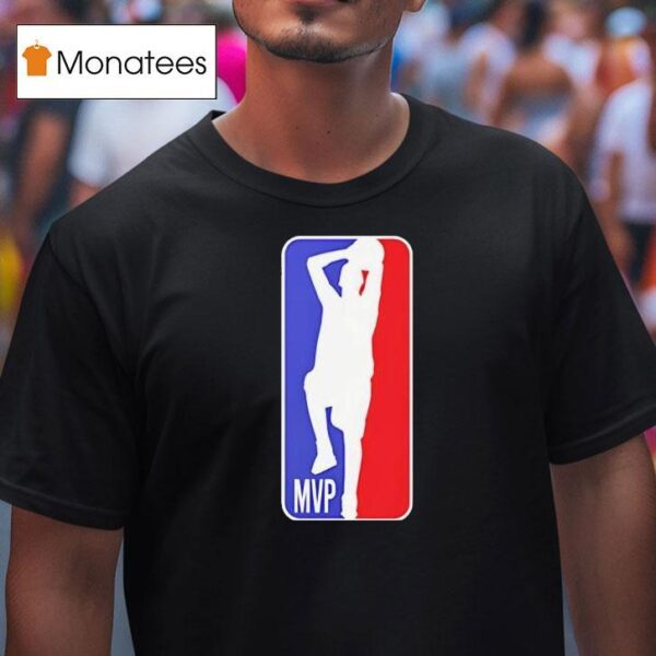 Nikola Jokic Mvp Shooting Basketball Logo T Shirt