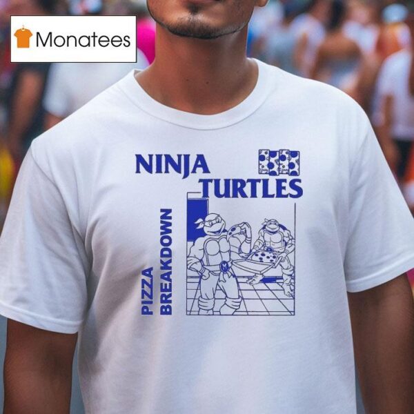 Ninja Turtles Pizza Breakdown T Shirt