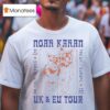 Noah Kahan Uk And Eu Tour T Shirt