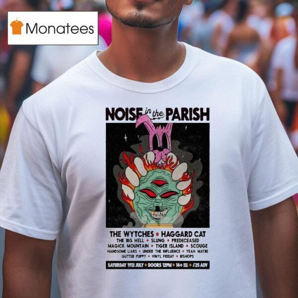 Noise In The Paris The Wytches Haggard Cat Huddersfield T Shirt