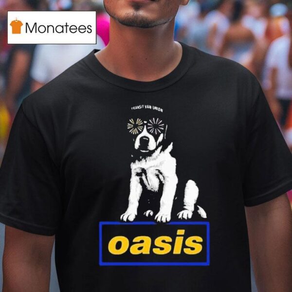Oasis Transit Van Union Mad Dog T Shirt