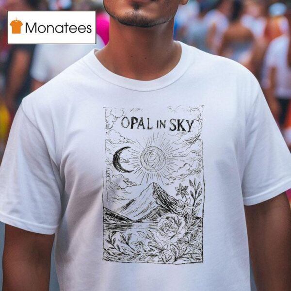 Opal In Sky Lost Moon By Alyvia T Shirt