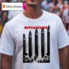 Oppenheimer Movie Minimalist Christopher Nolan Film Art Atomic Bomb For Sci Fi Lovers T Shirt