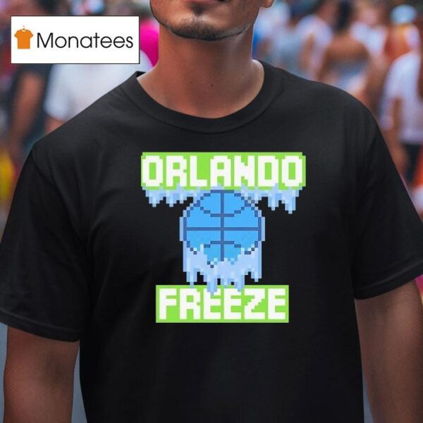 Orlando Freeze Basketball Pixel T Shirt