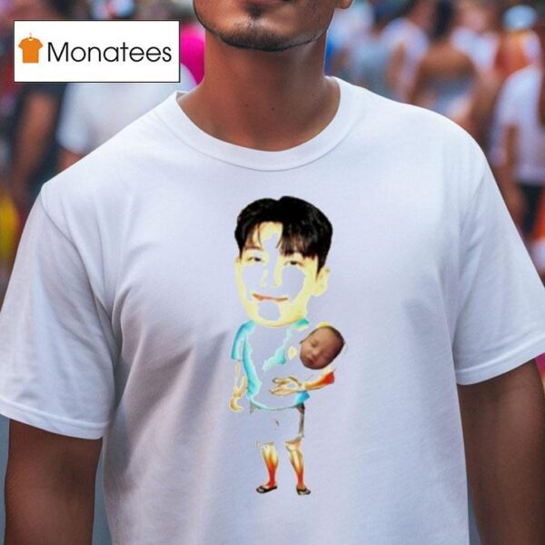 Papa Front Man Wi Ha Carry Player Squid Game T Shirt
