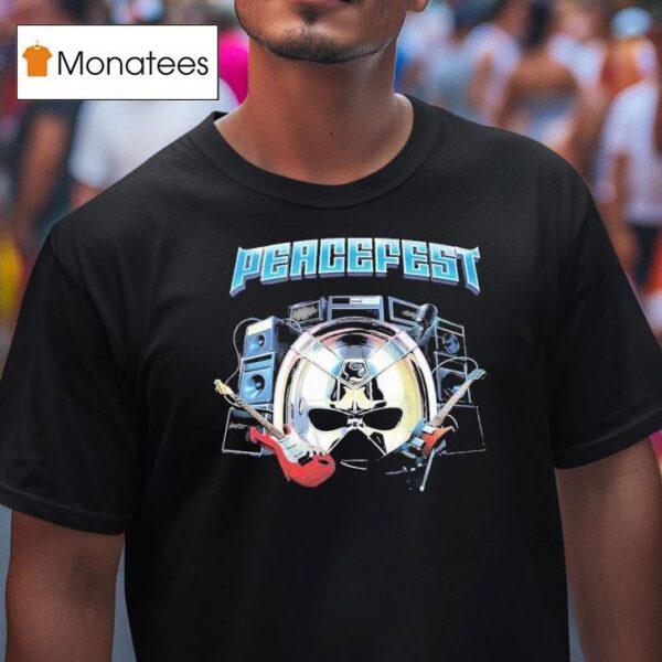 Peacemaker Mask Peacefest July At San Diego Ca Prepare To Be Rocked Dc Studios T Shirt