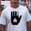 Pedro Pascal Wearing Ceasefire Now Msf White T Shirt