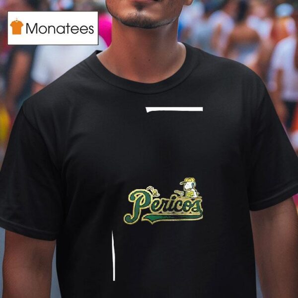 Pericos De Puebla X Peanuts Cartoon T Shirt