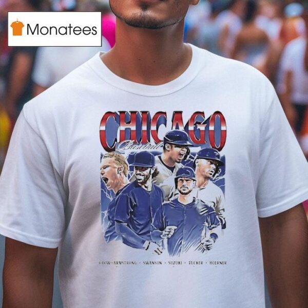 Pete Crow Armstrong Swanson Suzuki Tucker And Hoerner Chicago Cubs T Shirt