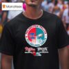 Philadelphia Phillies All Season And Philadelphia Eagles On Sundays Circle Logo T Shirt