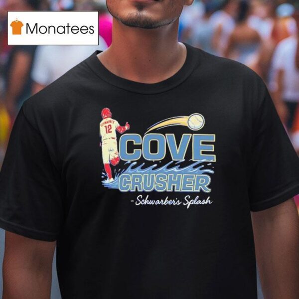 Phillies Kyle Schwarber Finds Mccovey Cove Crusher T Shirt