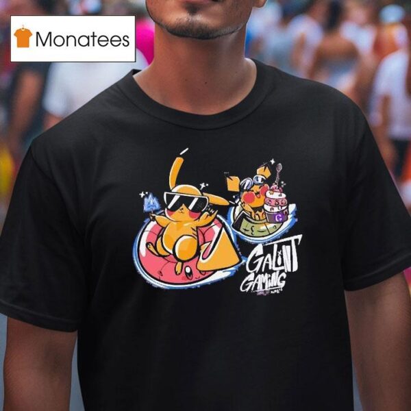 Pikachu Pokemon Floats Galint Gaming T Shirt
