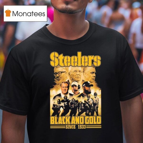 Pittsburgh Slers Black And Gold Since T Shirt