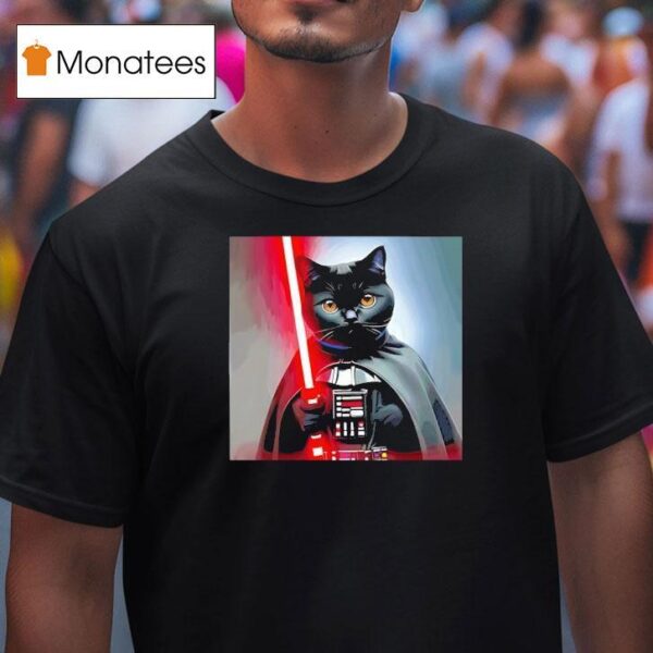 Planet Cat Vader Star Wars T Shirt
