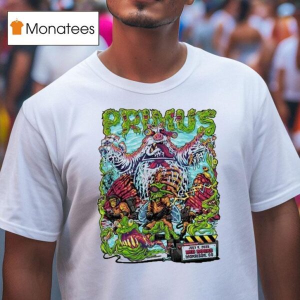 Primus Red Rocks Amphitheatre July Morrison Co T Shirt