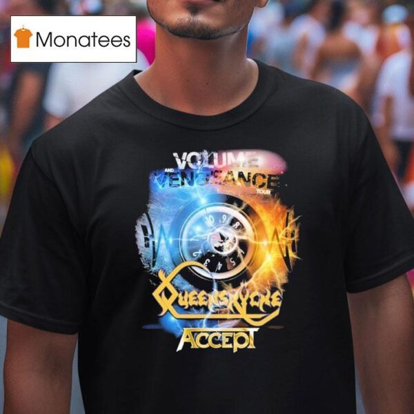 Queensrche X Accept Volume And Vengeance Tour T Shirt