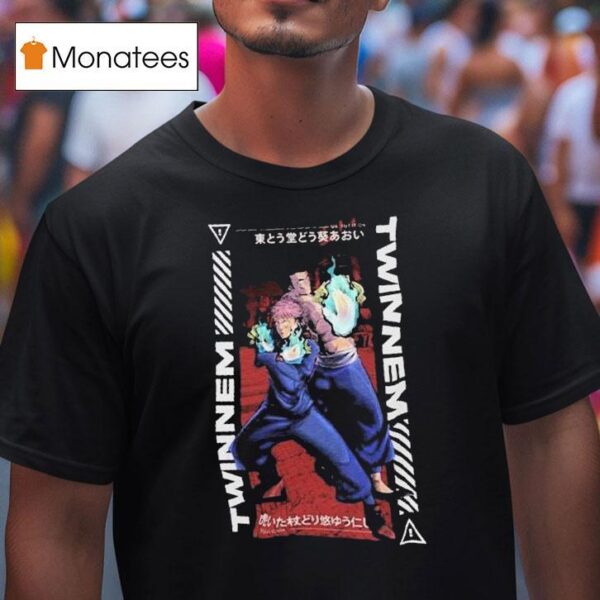 Rabsopetty Jujutsu Kaisen Ryomen Sukuna And Fushiguro Megumi Big Raga The Opp Stoppa T Shirt