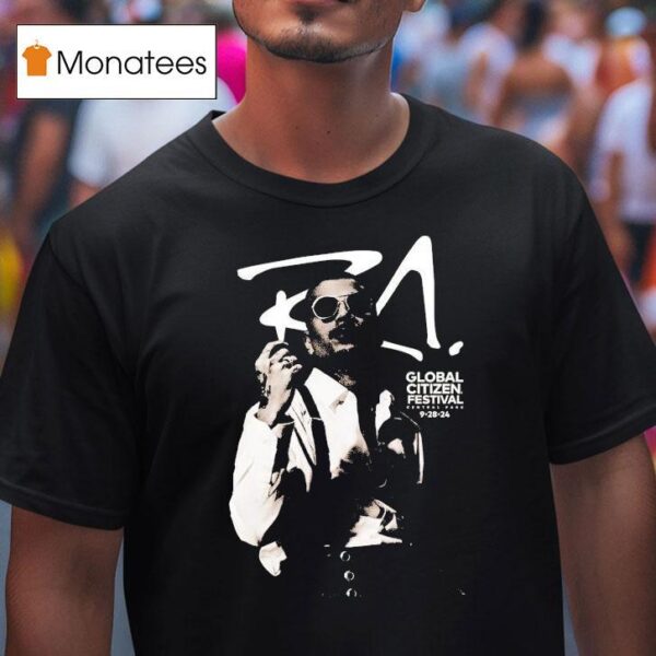 Rauw Alejandro Global Citizen Festival Central Park T Shirt