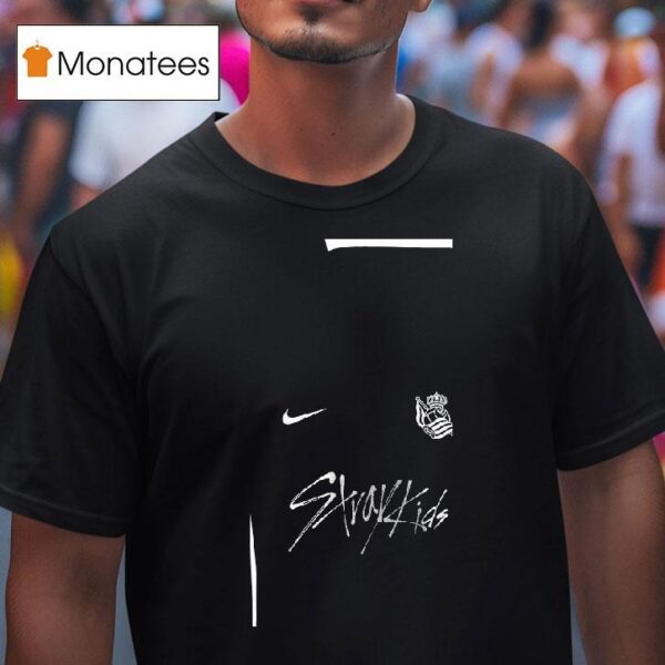 Real Sociedad Stray Kids Show Signature T Shirt