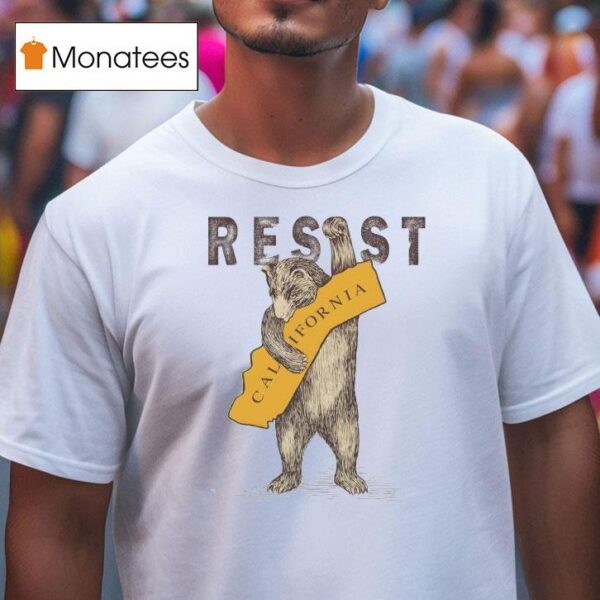 Resist Bear California T Shirt