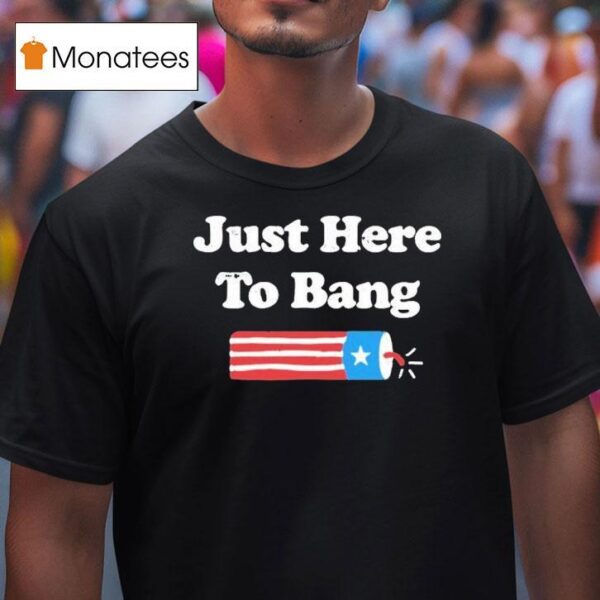 Rex Ryan Wearing Just Here To Bang T Shirt