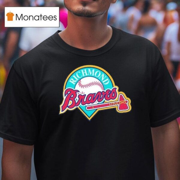 Richmond Flying Squirrels Richmond Braves Logo T Shirt
