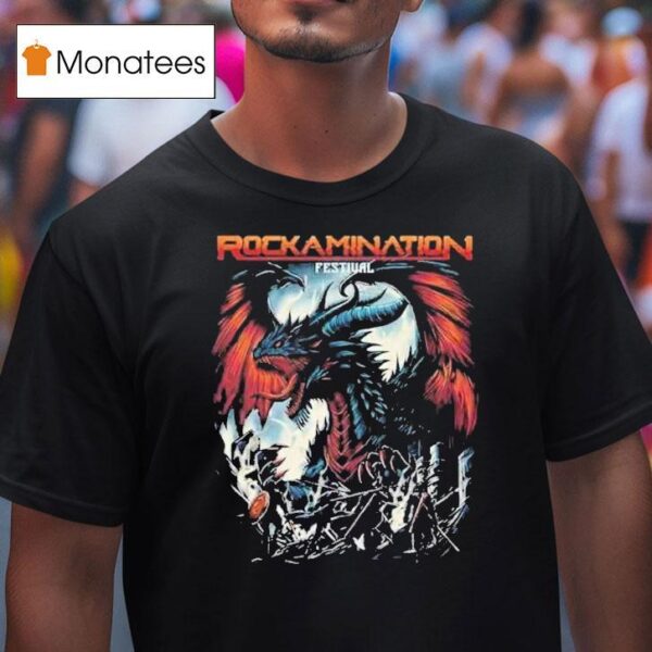 Rockamination Festival In Stadion Wilis Madiun On July Dragon T Shirt