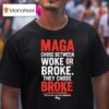 Roland Martin Maga Choose Between Woke Or Broke They Chose Broke Black Star T Shirt