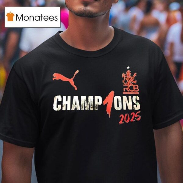 Royal Challengers Bengaluru Rcb Champions T Shirt