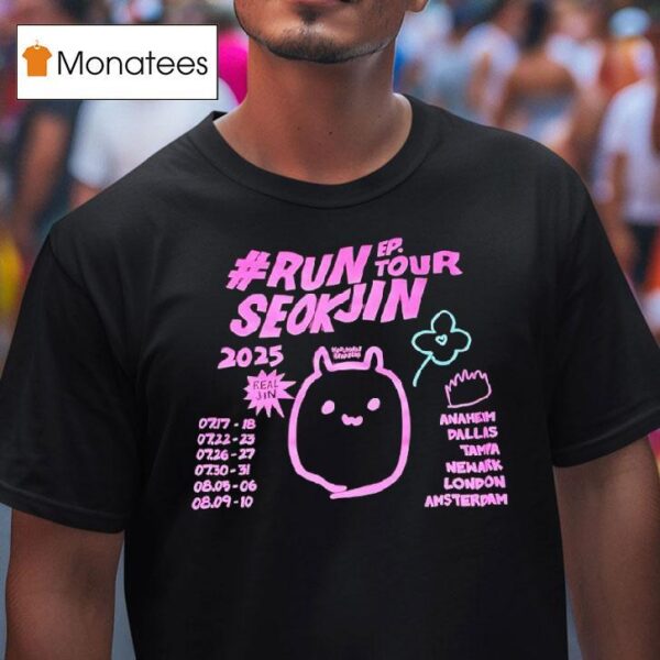 Run Seokjin Ep Tour World Wide Handsome T Shirt
