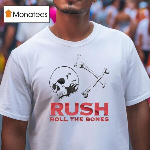 Rush Roll The Bones Skull Tour T Shirt