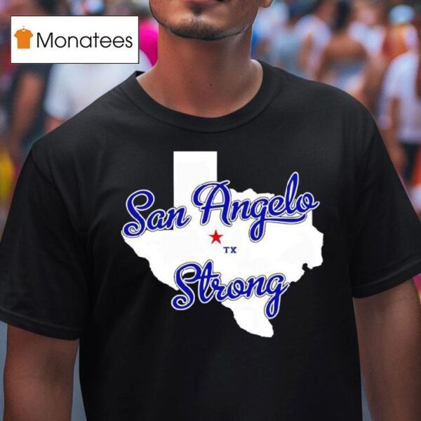 San Angelo Strong Texas T Shirt
