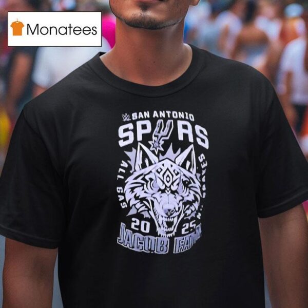 San Antonio Spurs Jacob Fam All Gas T Shirt