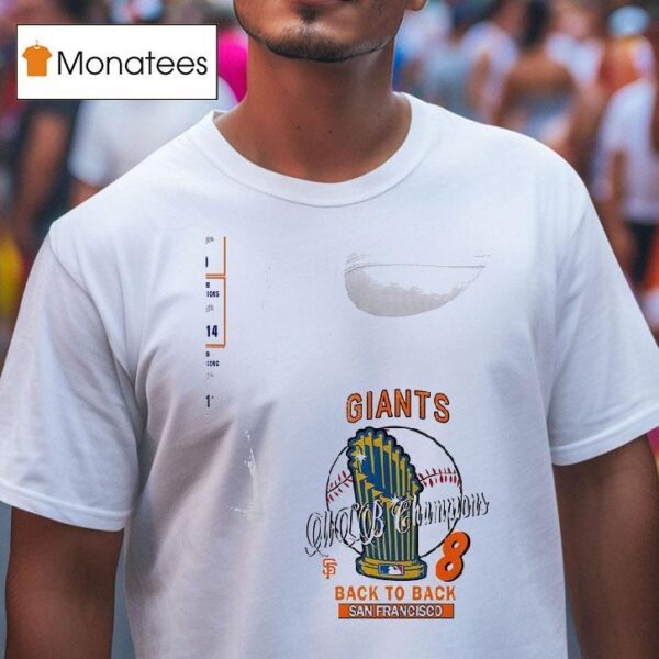 San Francisco Giants Mlb Champions Hardwood Classics Champions Vintage T Shirt