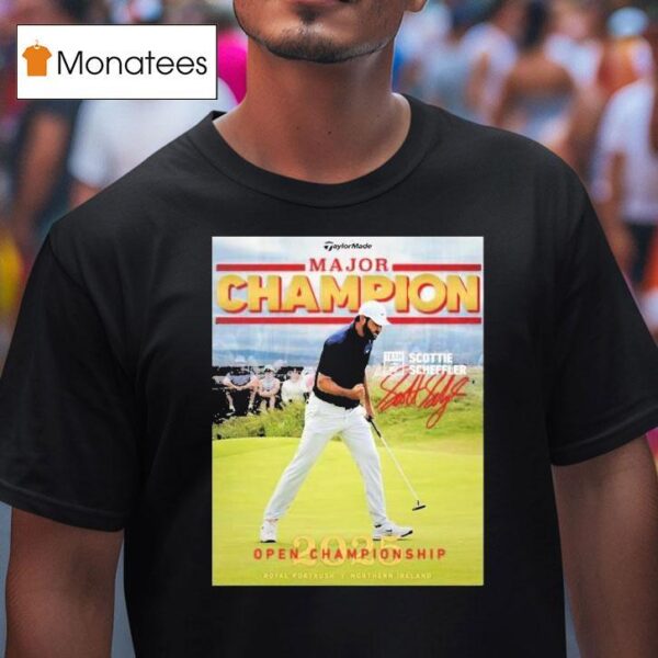 Scottie Scheffler Claimed Second Major Of The Season Is Champion Golfer Of The Year T Shirt
