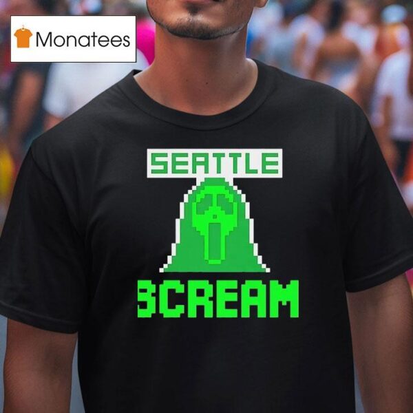 Seattle Scream Pixel T Shirt