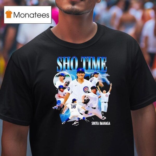 Shota Imanaga Shotime Chicago Cubs Baseball T Shirt