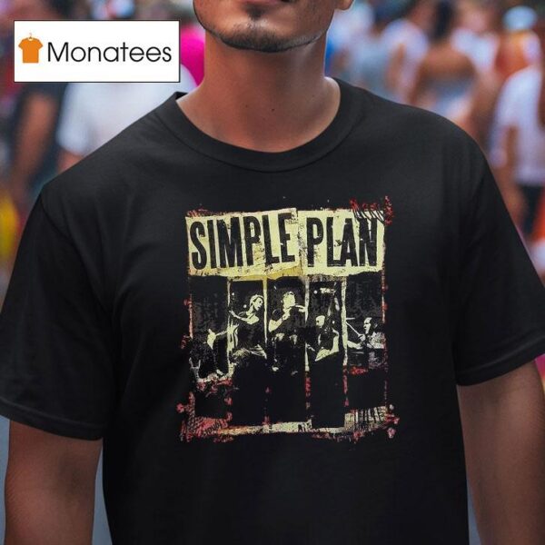 Simple Plan Get Your Heart On Australian Tour T Shirt