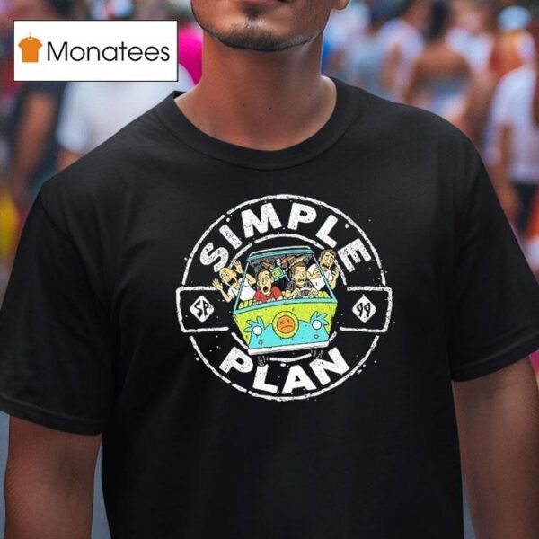 Simple Plan Mystery Machine Tour T Shirt