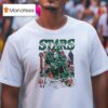 Skeleton Victory Green Dallas Stars Hockey T Shirt