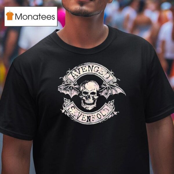 Skull Bat Avenged Sevenfold Vintage T Shirt
